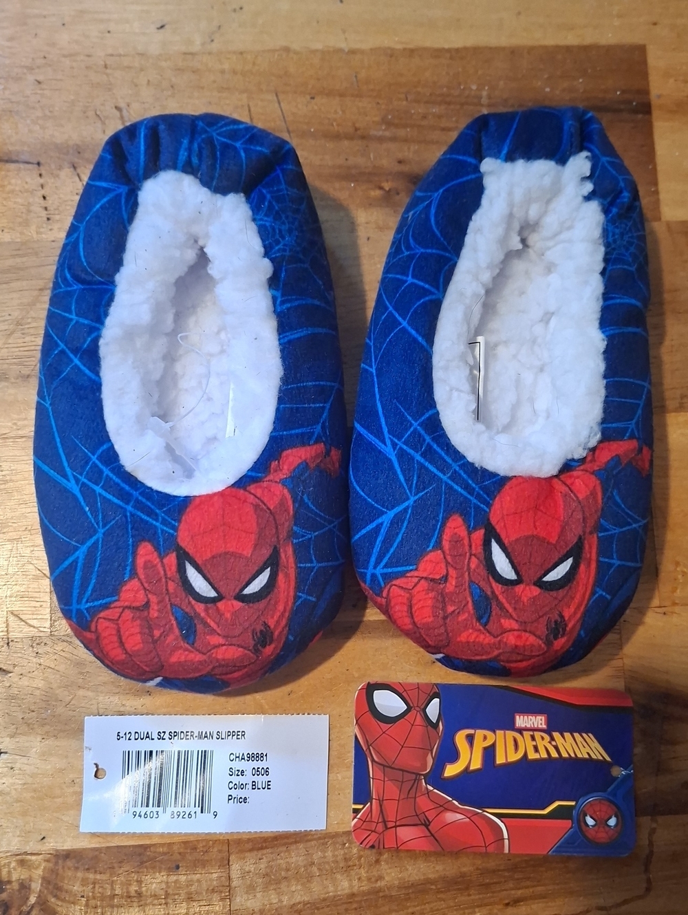 Toddler 5/6 Spiderman Slippers